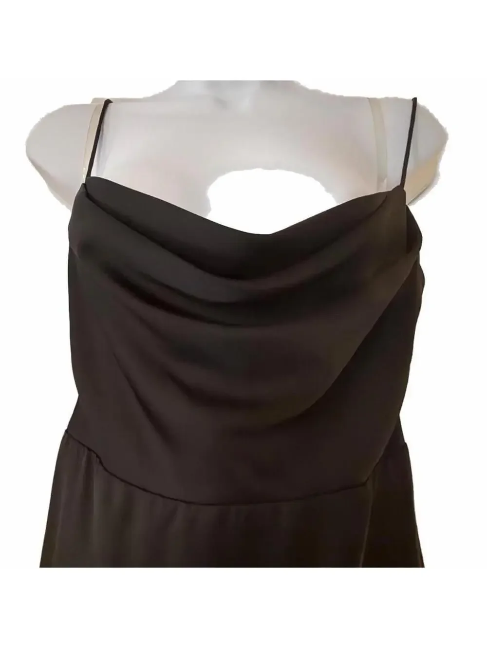 NWT Black Free People x Fame & Partners Rosabel Maxi Slip Dress, size 8